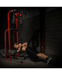 Stamina X Fortress Power Tower Home Gym Pull Up Fitness Workout Station