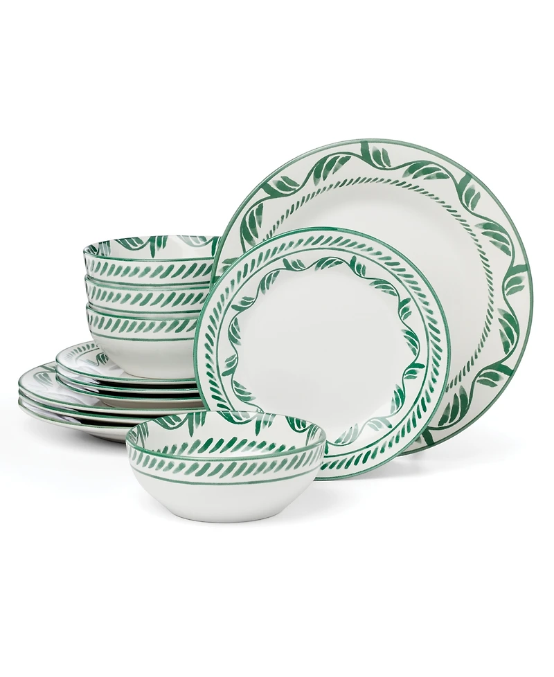 Oneida Borderless Dinnerware 12-Pc. Set, Service for 4