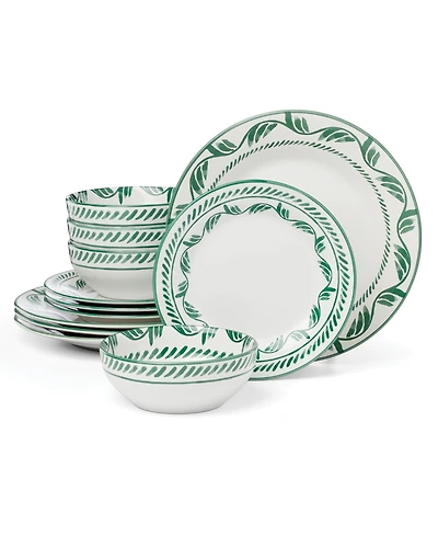 Oneida Borderless Dinnerware 12-Pc. Set, Service for 4