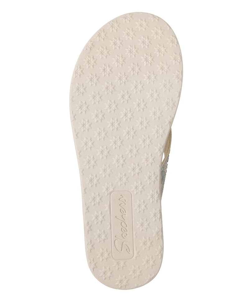 Skechers Women's Meditation Luxe - Sunny Glow Flip-Flop Thong Sandals from Finish Line