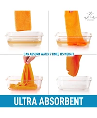 12 Pack Highly Absorbent Microfiber Cleaning Cloths