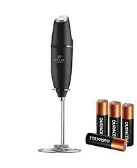 Zulay Kitchen Duracell Powered Milk Frother Og with Stand