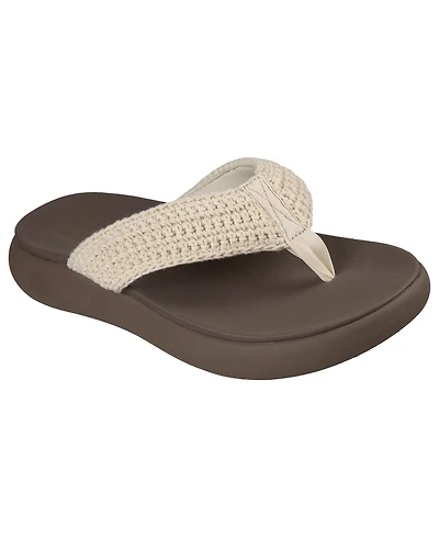 Skechers Women's Relaxed Fit: Asana Luxe - Valley Chic 2 Flip-Flop Thong Sandals from Finish Line