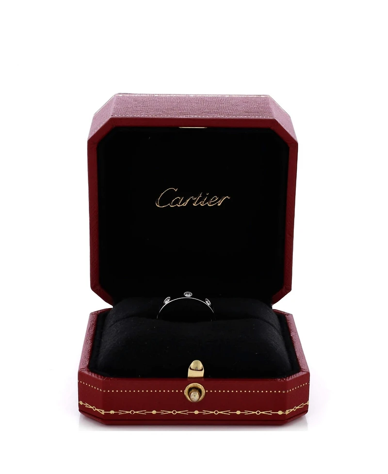 Pre-Owned Cartier Love Wedding Band 8 Diamonds Ring