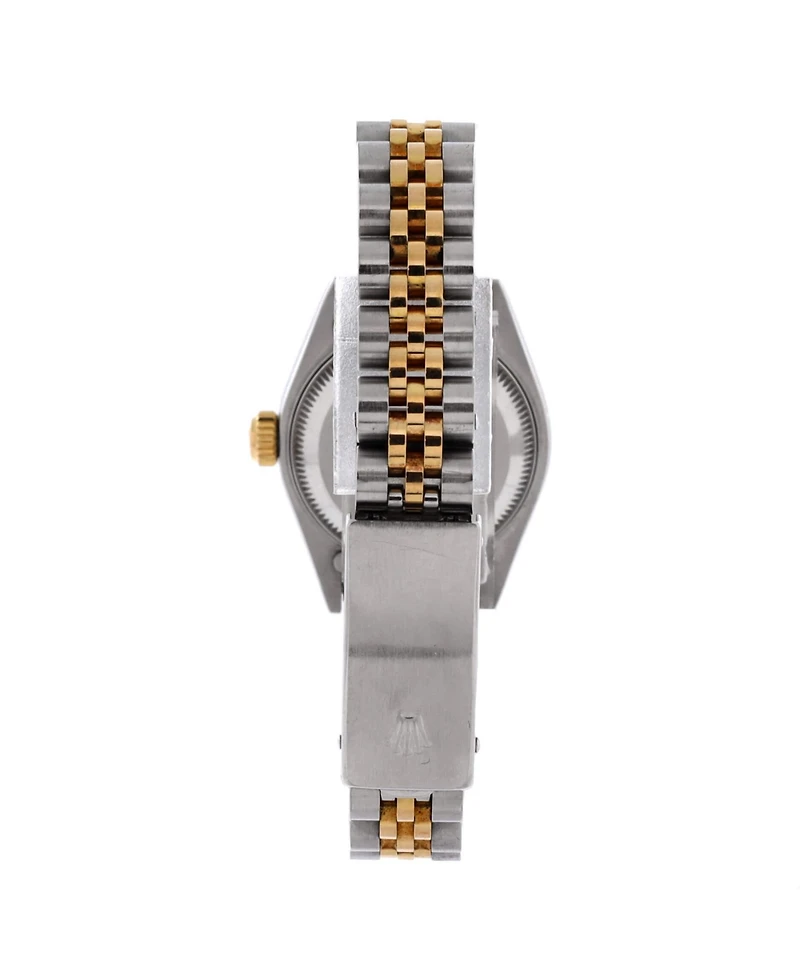 Pre-Owned Rolex Oyster Perpetual Datejust Automatic Watch in Stainless Steel and Gold with Diamond Markers 26mm