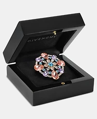 Givenchy Crystal Cluster Flower Pin