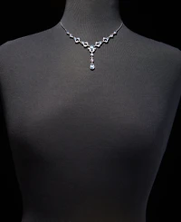 Givenchy Crystal Statement Lariat Necklace, 16" + 3" extender
