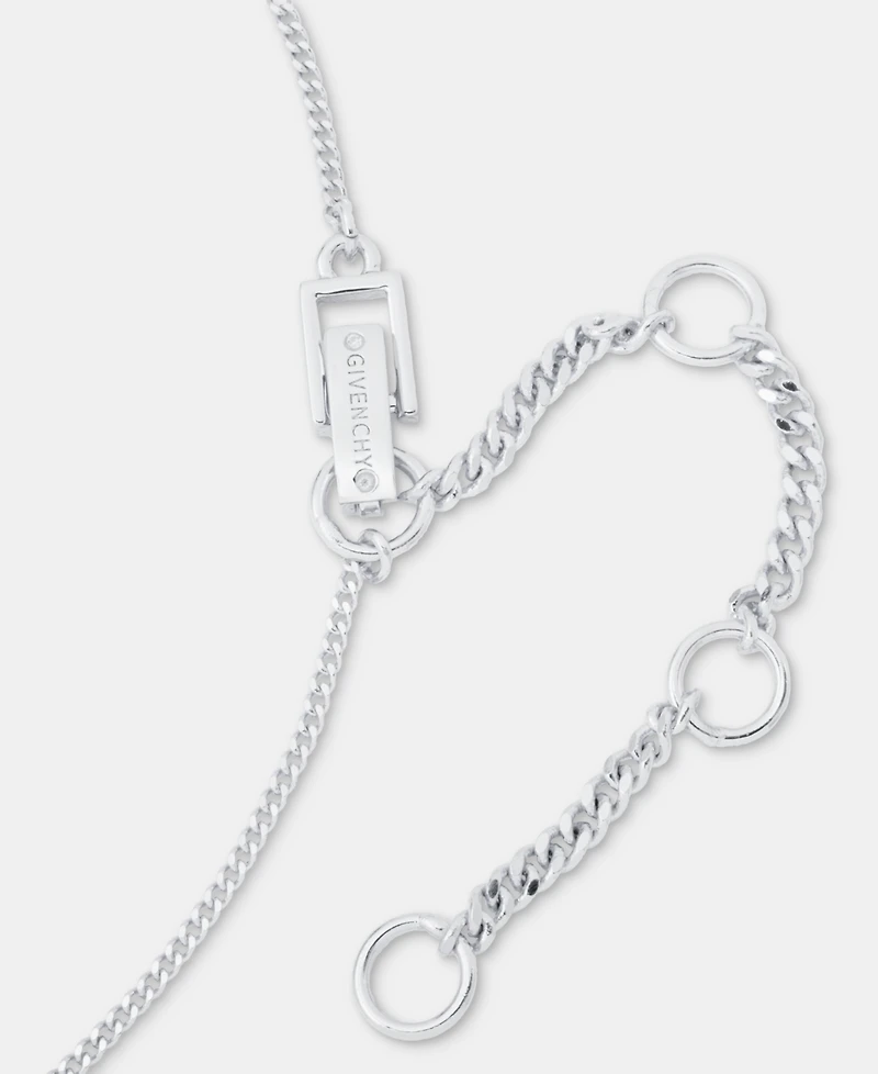 Givenchy Cubic Zirconia Pendant Necklace, 16" + 3" extender