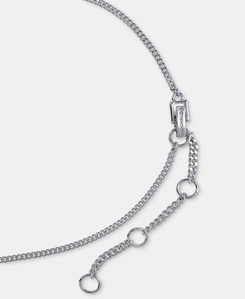 Givenchy Crystal Flower Statement Necklace, 16" + 3" extender