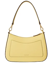 Lauren Ralph Lauren Danni Small Crosshatch Leather Slim Shoulder Bag