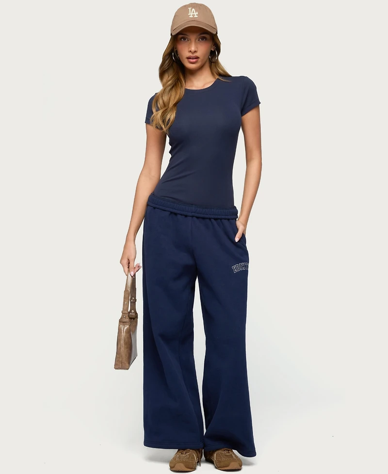 Edikted Women's Adley Fitted T shirt