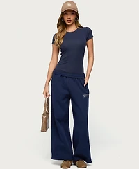 Edikted Women's Adley Fitted T shirt