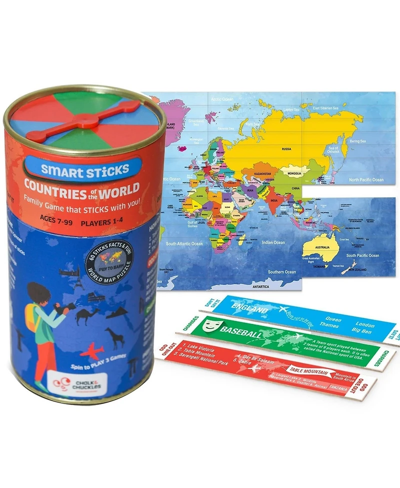 Chalk & Chuckles - Smart Sticks-Countries