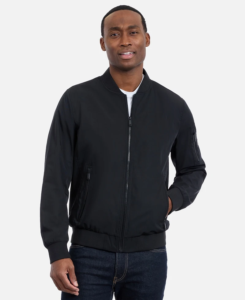 Calvin Klein Men's Memory Flight Bomber Jacket