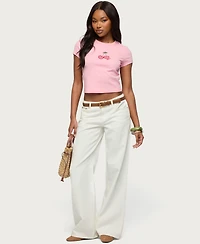 Edikted Women's Cherry Crush T Shirt