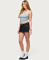 Edikted Women's Valentena Striped Square Neck Tank Top