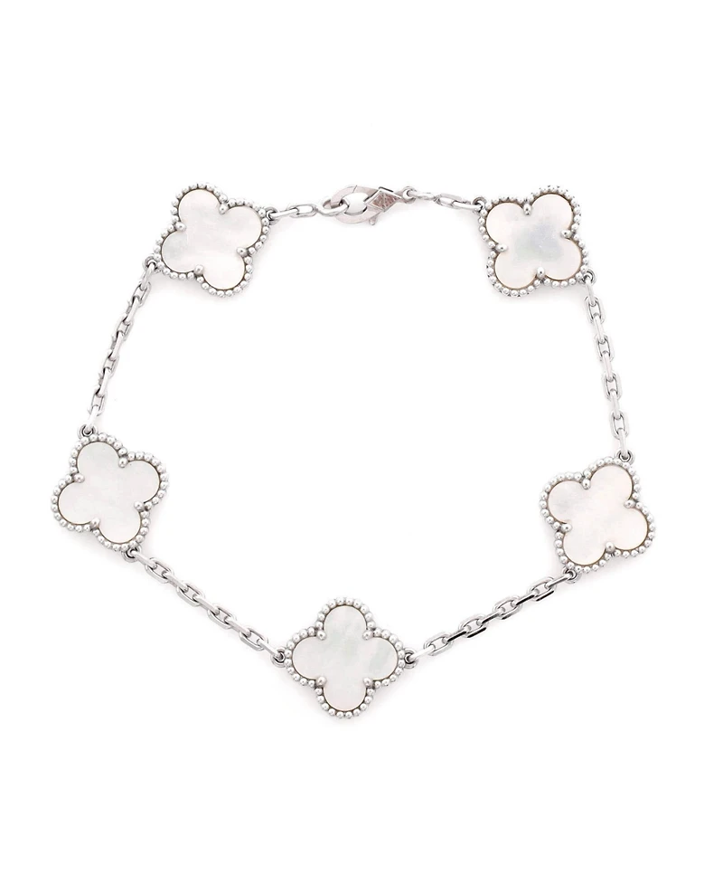 Pre-Owned Van Cleef & Arpels Vintage Alhambra 5 Motifs Bracelet