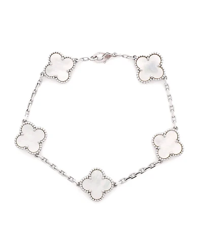 Pre-Owned Van Cleef & Arpels Vintage Alhambra 5 Motifs Bracelet