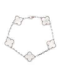 Pre-Owned Van Cleef & Arpels Vintage Alhambra 5 Motifs Bracelet
