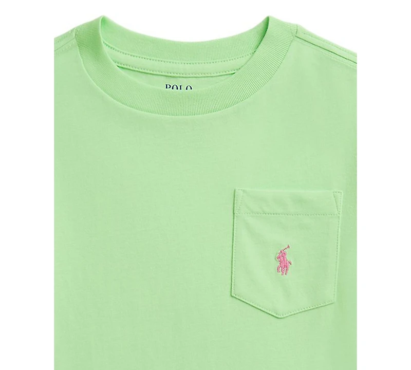 Polo Ralph Lauren Boys 2-7 Cotton Jersey Pocket Tee