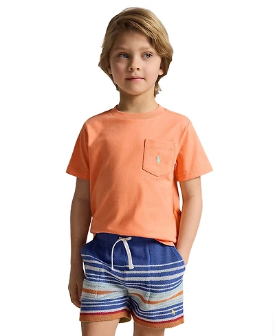 Polo Ralph Lauren Boys 2-7 Cotton Jersey Pocket Tee
