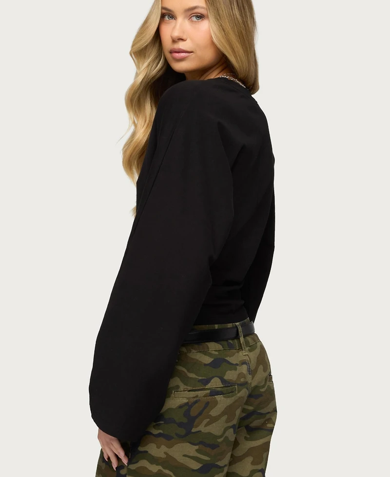 Edikted Women's Charlisa Cinched Waist Top