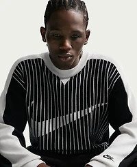 Nike Men's Sportswear Loose-Fit Long-Sleeve Club Jersey Sweater