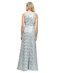 Alex Evenings Petite Sleeveless Corded Ball Gown