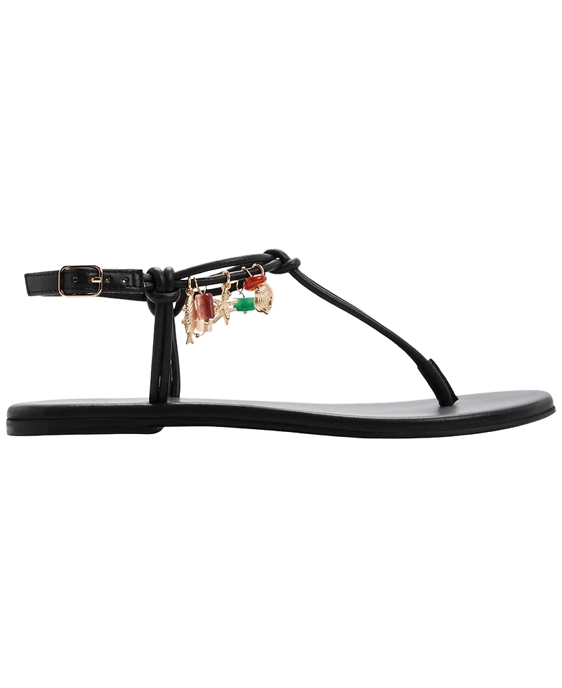 Aldo Women's Seajewels T-Strap Round Toe Flat Sandals