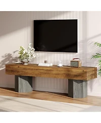 Tribesigns 63" Tv Stands for TVs up to 55''/65''/70'', Modern Low Media Entertainment Center for Living Room