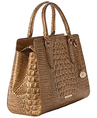 Brahmin Women's Finley Leather Large Satchel Bag