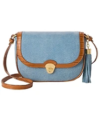 Brahmin Portia Starlit Denim Small Crossbody Bag
