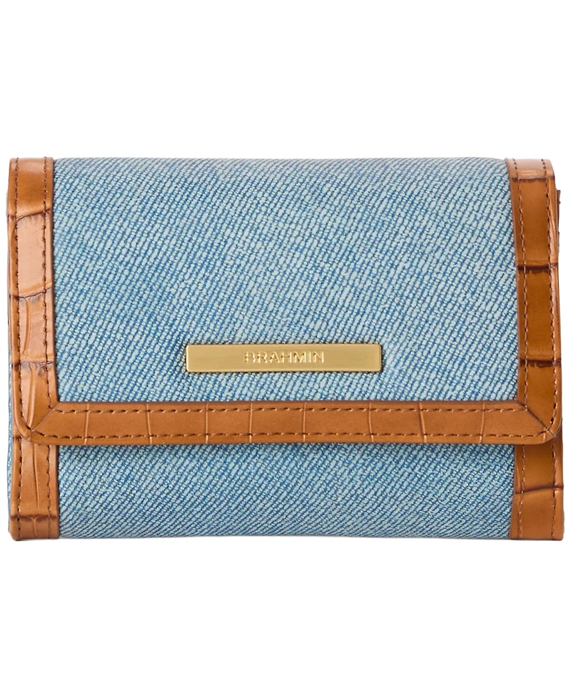 Brahmin Kerra Alden Road Leather Mini Wallet