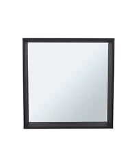 Fm Furniture Porta Wall Mounted Bathroom Mirror Cabinet with Storage, wenge