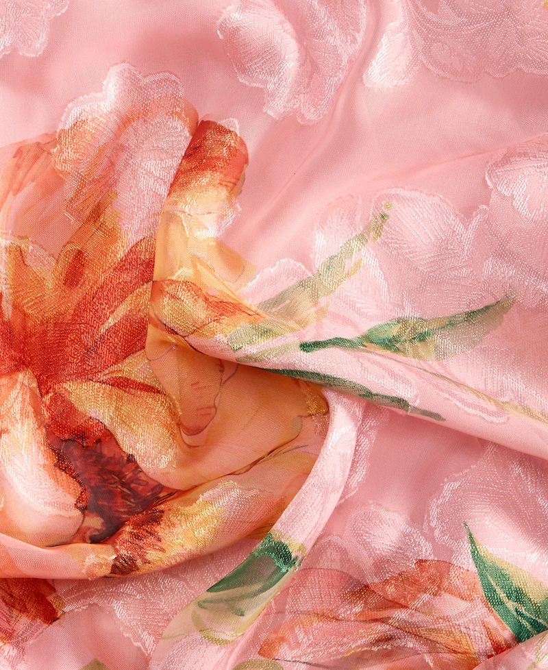 Adrianna Papell Women's Mock-Neck Maxi Dress