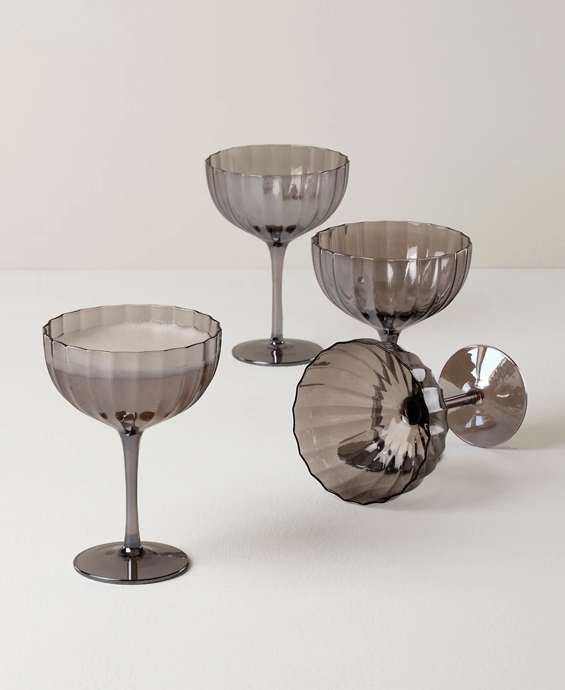 Lenox Curva Luxe Coupe Glasses, Set Of 4