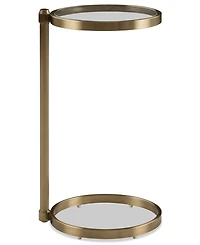 Isla 24" Glass Chairside Table