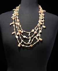 Lauren Ralph Lauren Mother-of-Pearl Shell 25-1/4" Layered Strand Necklace