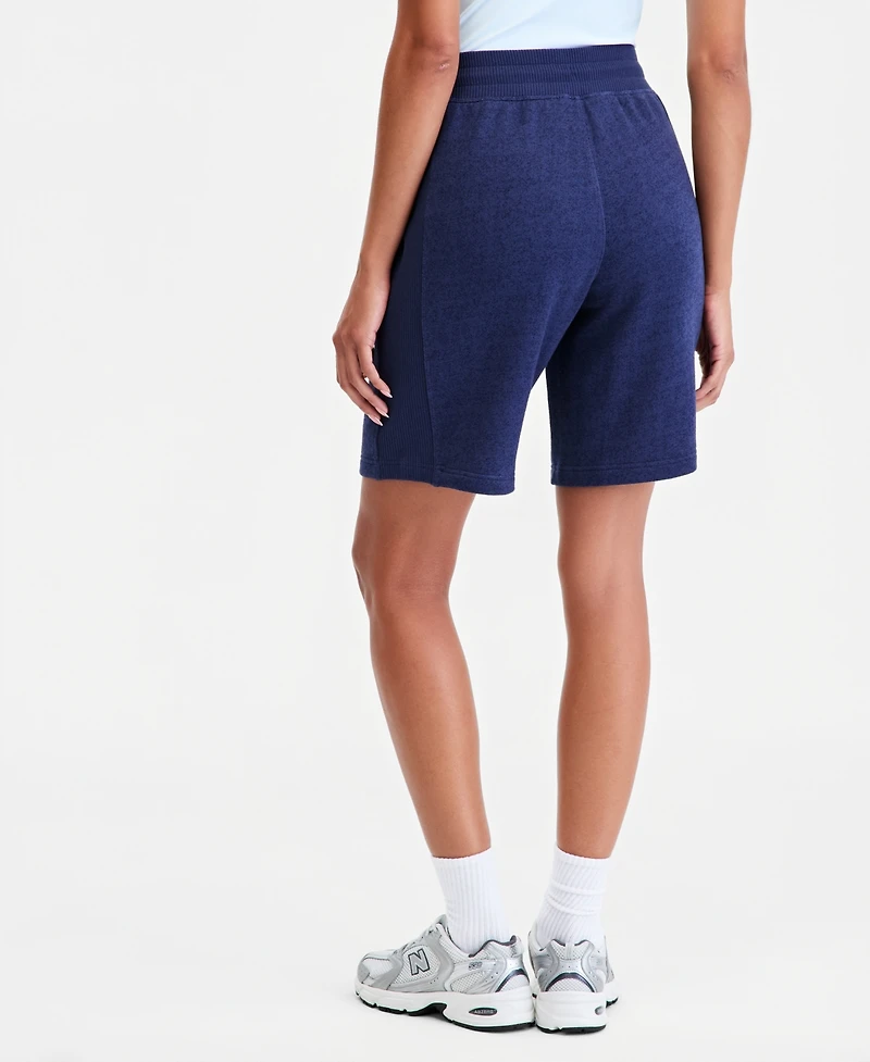 Id Ideology Women's Cotton-Blend Pull-On Bermuda Shorts, Exclusively at Macy's
