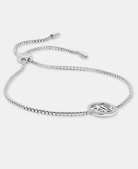 Lauren Ralph Lauren Crystal Logo Slider Bracelet