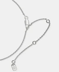 Lauren Ralph Lauren Cubic Zirconia Pendant Necklace in Sterling Silver