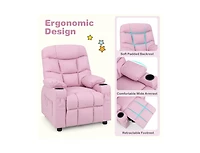 Kids Recliner Chair with Cup Holders