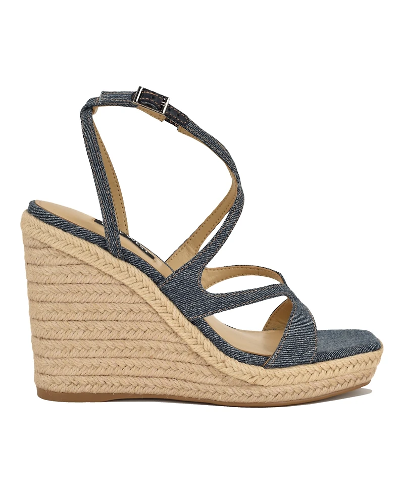 Nine West Women's Adriane Platform Wedge Sandals