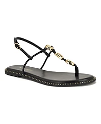 Nine West Women's Derika T-Strap Slingback Sandals