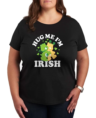 Hybrid Apparel Plus Hug Me I'm Irish Short-Sleeve Crewneck T-Shirt