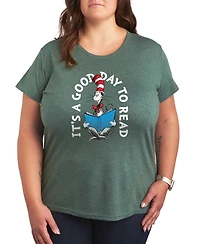Hybrid Apparel Plus Dr. Seuss It's A Good Day To Read Graphic T-Shirt
