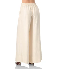 Ivonne Women's High-Waisted Wide-Leg Trousers