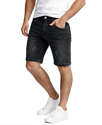 Blu Rock Men's Slim-Fit Stretch Denim Shorts