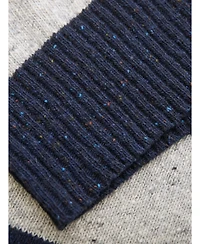 Celtic & Co. Women's Donegal Colourblock Funnel Neck Sweater