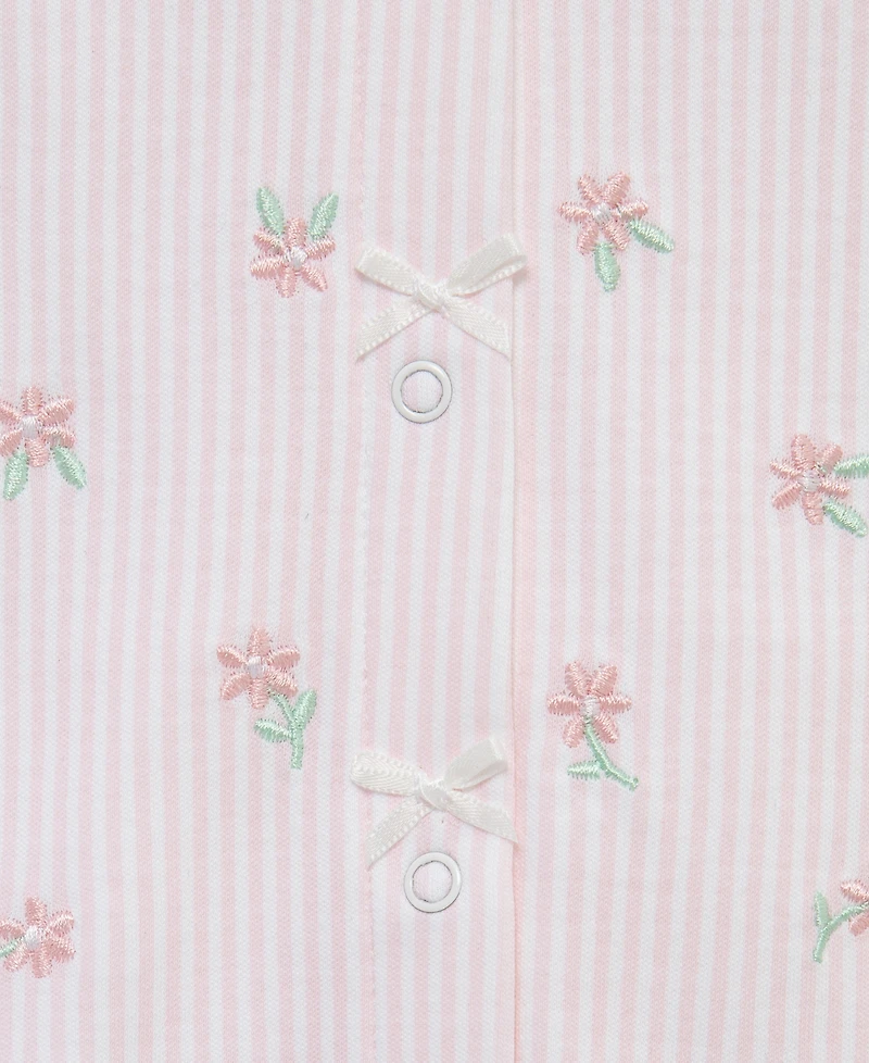 Little Me Baby Girls' Picnic Romper & Hat, 2-Piece Set